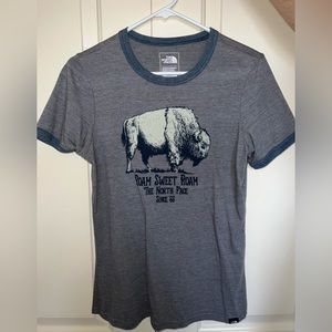 North face shirt! So cute and easy to style!